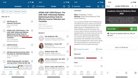 Conference App APDIM Fall